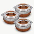 Hot Pot Set - 3 Pcs Set Hisense Pearl Casserole by Happy House. 
