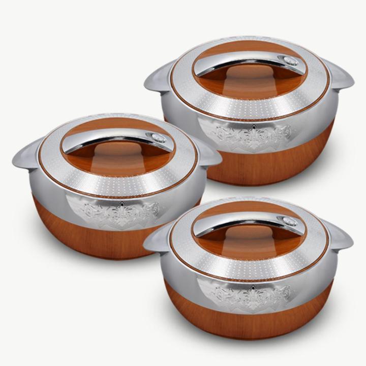 Hot Pot Set - 3 Pcs Set Hisense Pearl Casserole by Happy House