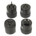 Universal Travel Socket Worldwide International Plug All-in-one Outlet Adapter Multi-Shoe Standards US/AUS/UK/EURO100-250VAC Portable. 