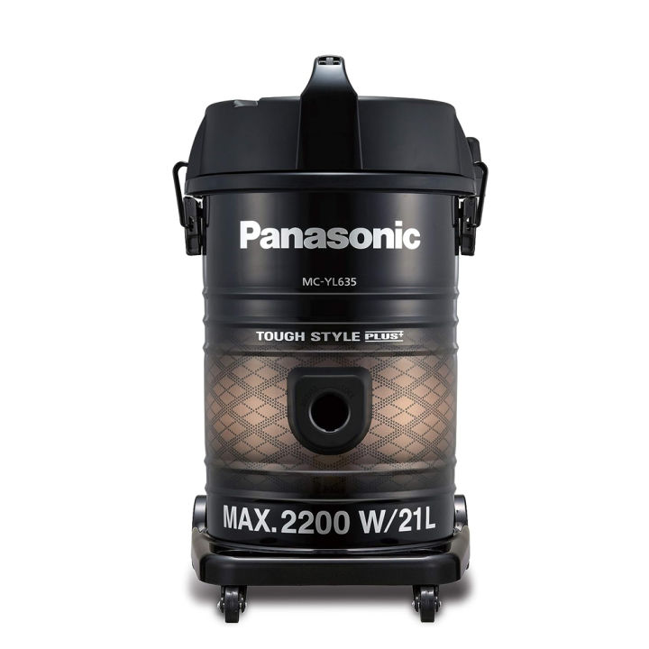 Panasonic 2200W Vacuum Cleaner with 21L Dust Capacity Tank & Anti-bacteria filter includes. MC-YL635