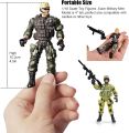 3 Pcs Toys Deal - 1 Aeroplane 1 Soldier 1 Racing Car Toys Deals Set For Kids Boys Girls Baby - Pullback Vehicle. 
