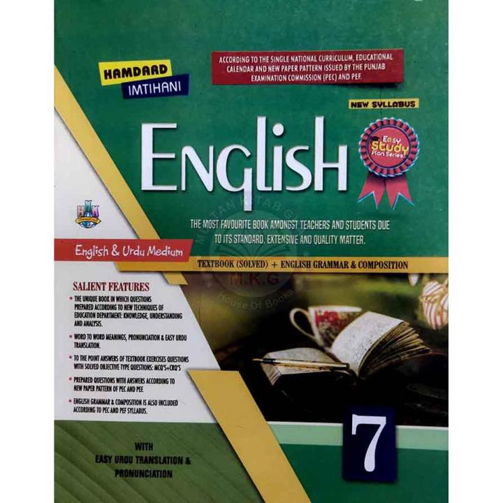 Imtihani English for 7th Class,Imtihani English for Class 7