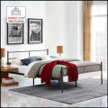 Simplify Bed Double Black / Double Bed / Iron Bed / Mughal Star Steel Furniture. 