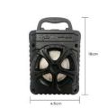 Wireless Speakers JBH-5001 \ JBH-5002 Bluetooth Speaker | Easy To Catch | Attracking Grill Design | Green and Red RGB Lights | Sound Card Supported | FM Radio Supported | USB Supported. 