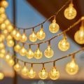 Crystal Waterdrop Ball 20 Led String Fairy Light for Room Decoration - Water drop ball LED Fairy Lights Battery Operated. 