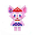 Compatible with LEGO small box bricks, new spells, back to the egg cub party, handmade three-dimensional figure children's educational toys. 