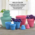 5 inch Small Fiber Pot Pack of 1 Round Crown Pot Fiber Flower Gardening Pot. 