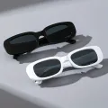 Classic Rectangle Frame Sunglasses for Women & Men| Vintage Small Square Sunglasses. 