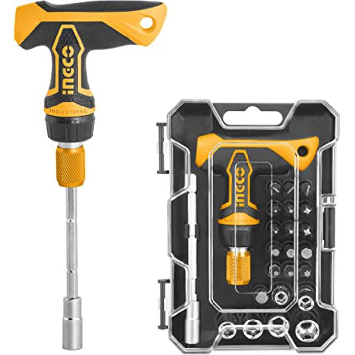 Ingco 24 Pcs T-Handle Wrench Screwdriver Set HKSDB0188