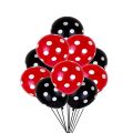 Jumbo Size Mickey and Minnei Grand Decoration Set With Red & Black Theme  and Jumbo Size Mickey & Minnie Mouse Foil Balloons. 