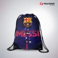 Traverse  Messi Drawstring Bags For Girls / Bags For Kids / Bags For Boys with quality strings- Digitally printed by on strong polyester fabric Bags hand bag for girls bags for girls. 