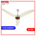 ROYAL Ceiling Fan AC/DC Passion Model 56 Inch - Inverter Fan Energy Saver With Remote Control. 