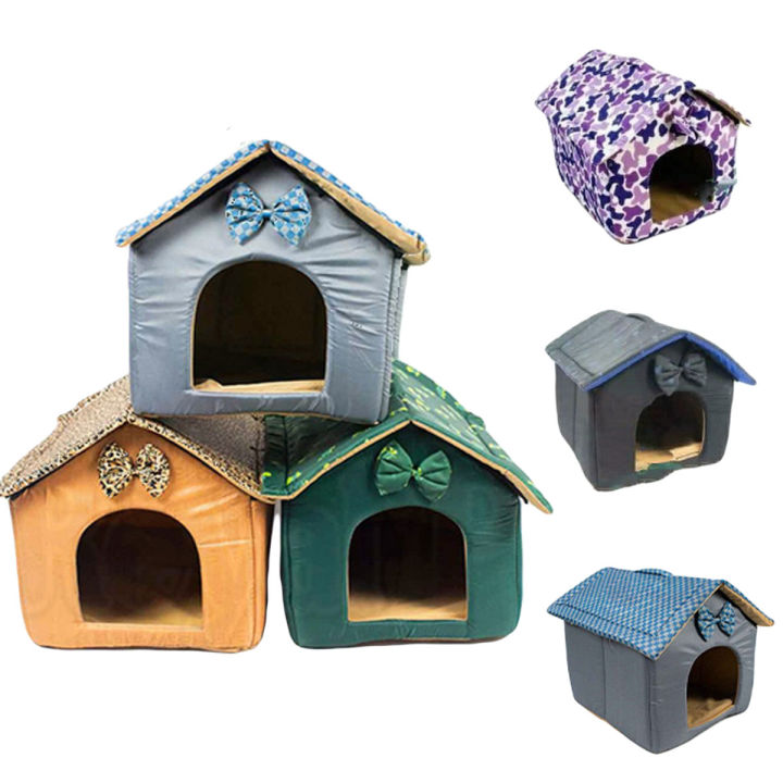 Imported Beautiful Cat & Puppy House - Large