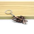 [New Arrival] Metal Bike Motorcycle Keychain Rust-free Zinc Alloy Movable Tires For Key Holders Key Rings Men Boys Car Bike. 