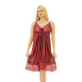 Ladies Sexy Silk Satin Night Dress Sleeveless Nighties. 