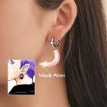 Anime Tokyo Revengers surrounding Takashi Mitsuya earrings cartoon character cos decoration accessories. 