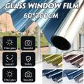 Window Privacy Film Sun Blocking Mirror Reflective Tint One Way Heat Control Vinyl Anti UV Window Stickers for Home and Office. 