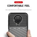 QAGS Nokia G10 / Nokia G20 Carbon Fiber Brush Texture Anti shock Drop Resistance Armored Silicon Tpu Case Back Cover Antishock. 