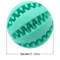 7CM Pet Dog Toys Ball Nontoxic Chew Bite Resistant Toy Bouncy Rubber Balls Ball for Pet Dogs Dog Food Treat Feeder Tooth Cleaning Ball pet - PS406 - PS-TO. 