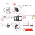 512GB 256GB Dual Drive OTG USB Flash Drive m3.0 CLEAR 32GB 128GB 64GB【Black/Gold】Chaoc. 
