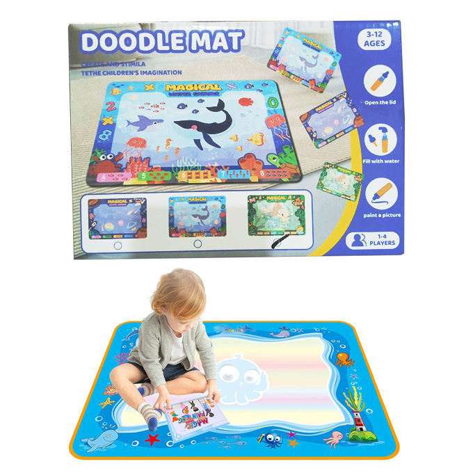 Aqua Water Doodle Mat Clear Water Painting Toys Drawing Doodling Mat