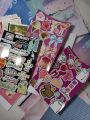 Birthday Journaling Kit - 4 A6 size UNCUT sticker sheets, 16 polaroids, 42 pcs craft paper. 