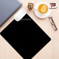 Non Slip Waterproof Black Mouse Pad Smooth Surface Rubber Base Computer Laptop Desk Cushion Gaming Office Home Mousepad Medium Large Size for Precise Control and Comfort. 
