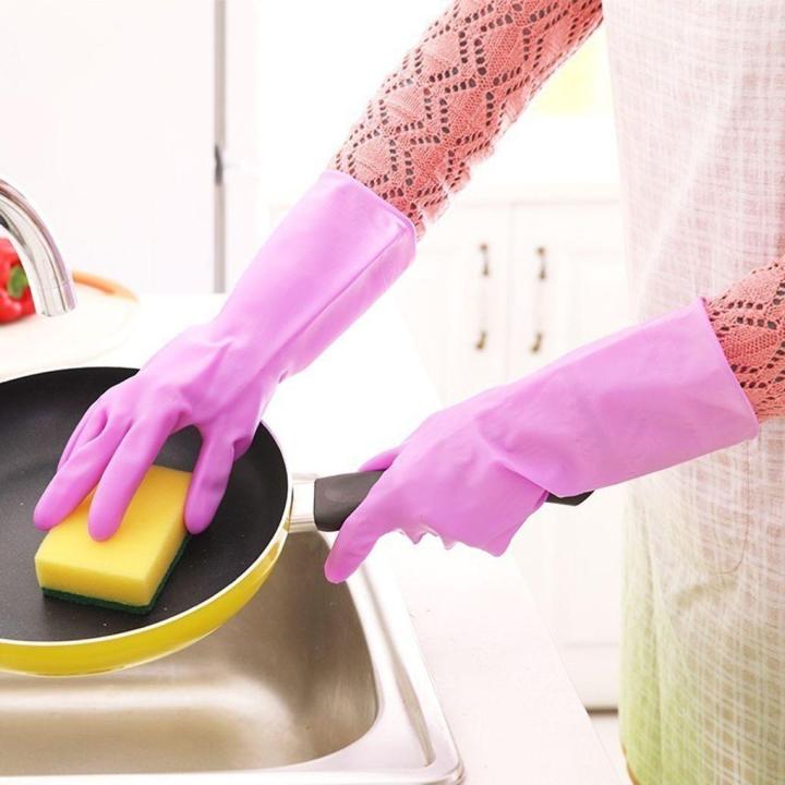 Dishwashing%20Latex%20Gloves,%20Pink%20Cleaning%20Gloves%20for%20Kitchen%20and%20Housework,%20Large%20-%20Image%205