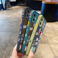 chenyyka For iPhone 7 Plus Case Fashion Tide Brand Cool Men Pattern Thin Side Square Edge New Design Shockproof Frosted Transparent Hard Phone Cases Silicone Casing Full Cover Camera Protection Softcase Boy. 