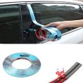 【wenfangdianpu】(NEW) 6/10/15/20mm Width 3M Long Flexible Car Chrome Sticker Auto Self Adhesive Side Chrome Moulding Decoration Protector Trim Tape. 