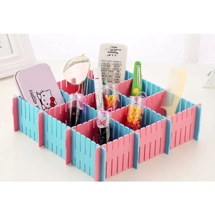 Adjustable Stretchable Interlocking Drawer Clapboard Divider/Grid ...