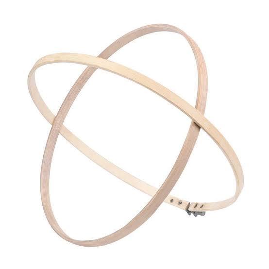 Round Wooden Bamboo Frame Embroidery Hoop Tool Circle Round All Sizes