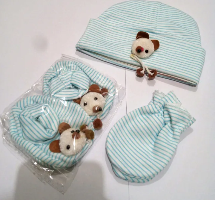 Newborn%20Baby%20Caps%20Mitten%20And%20Booties%20Set%20-%20Image%206