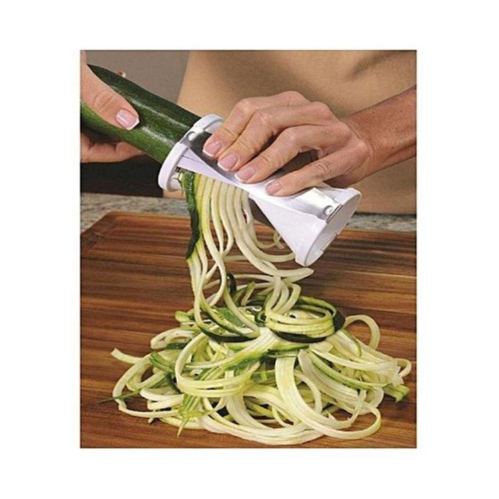 Veggetti Pro Veggetti Pro Vegetable Slicer, Veggetti Pro -Top Spiralizer Slicer Cut Vegetables Spiral Slicer With Stainless Steel Blades- White