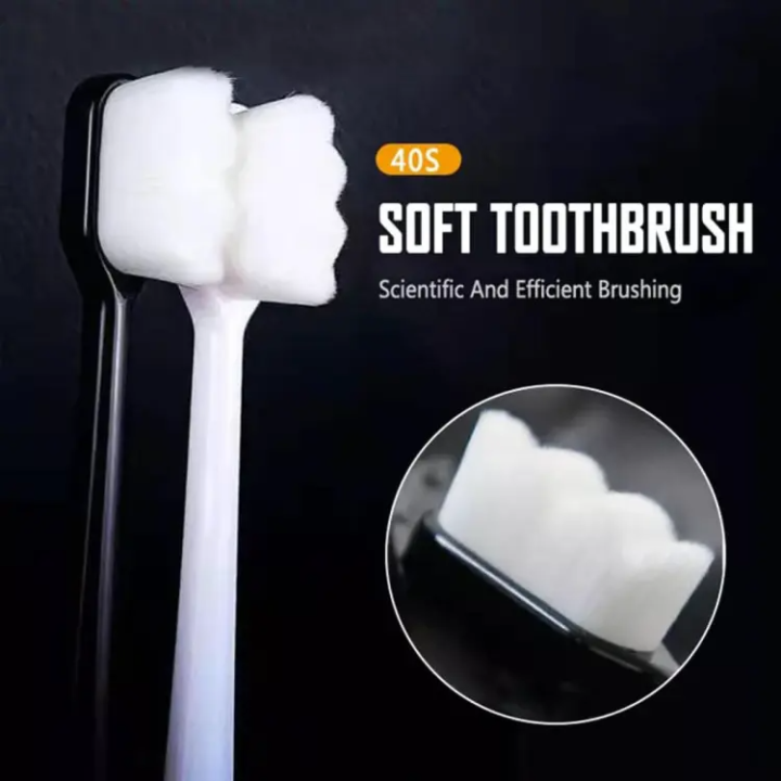 Ultra%20Fine%20Soft%20Toothbrush%20Nano%20Bristle%20Adult%20Tooth%20Brush%20Teeth%20Deep%20Cleaning%20Dental%20Oral%20Care%20Antibacterial%20Gum%20Health%20Hygiene%20Super%20Micro%20Toothbrushes%20For%20Sensitive%20Gums%20Fiber%20Thin%20Hair%20Whitening%20Superfine%20Thick%20Bristled%20Cleansing%20Handle%20Multicolour%20-%20Image%204