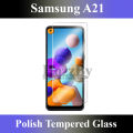 Samsung Galaxy A21 Tempered Glass Screen Protector Polish Glass For Samsung Galaxy A21. 