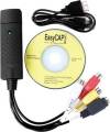 Easycap USB 2.0 to 3 RCA Audio S-Video TV DVD VHS RW Capture Converter Adapter Easy capture Cable| Aoptics. 