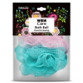 WBM Body Cleaning Bath Ball Sponge - Aegean Sea  Bathroom Shower Loofah. 