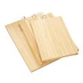 Wooden Chopping Board, Natural Bamboo Wood, (20x30, 22X32, 24x34, X 1.8 cm) Perfect Size Cutting Tray for Kitchen, Vegetables, Fruits, Pizza, Meat, Multipurpose use, with Steel Handle. 