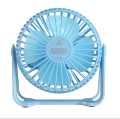 TriPole Small Desk Fan 3 Speeds Strong Airflow USB Fan 360°Rotation Mini Fan Portable Personal Fan, 5-inch Table Fan for Bedroom Office Home Outdoor Camping. 