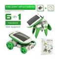 Solar Power Science Kit Solar Boat Plane Windmill Solar Powered Assembly DIY Gift Toy Educational 6 In1 Kit DIY Building Project. 