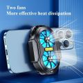 FS01 Dual Fan Rechargeable Mobile Phone Cooler, Long Lasting, Stronger Cooling, Air Cooling. 