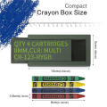 1PCS Funny Tactical Crayon Case,Crayons Party Favors Funny Edible Crayons for Gifts, with 4 Mini Crayon for Kids, Easy to Use. 