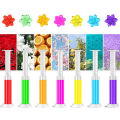 Toilet Cleaner Flower Gel Household Air Freshener Aromatic Flower Needle Bathroom Toilet Cleaning Fragrance Detergent Deodorant. 