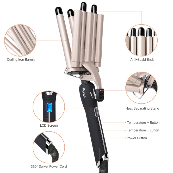 IFANZE%205%20barrels%20hair%20waver%20and%20curling%20iron/curling%20wand%20with%20proffessional%20edition%20hair%20curler%20machine%20tool%20-%20Image%206