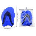 1 Pair Swimming Training Hand Paddles,for Adults Kids Unisex Black. 