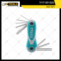 TOTAL 8 Pcs Hex Key (Pocket) THT1061826. 