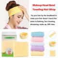 Cloth Facial Spa Headband Head Wrap Stretch Towel Yoga Sport Multiuse Headband With Non-Slip Stretchable Elasticized Facial Headband. 