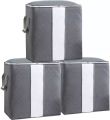 3Pcs Large Foldable Clothes Storage Zipper Bag. 