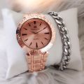 Wrist Watch Set for Men and Boys with Steel Chain Bracelet Box Packed Steel Chain Gents Watch Men's Fashion Analog Quartz Watch New Cool Design Casual Wrist Watch. 